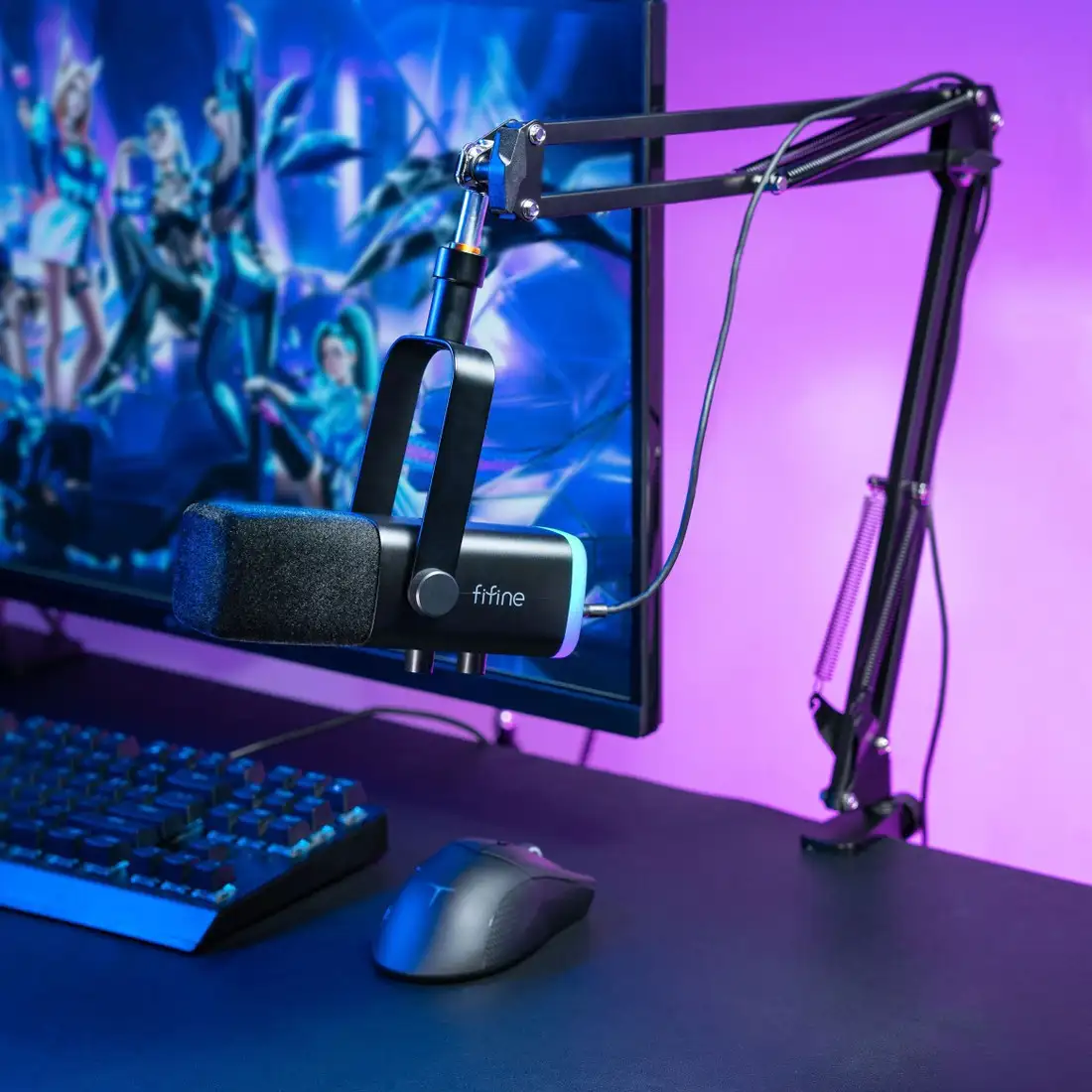 Проводной микрофон FIFINE AM8T (черный) – фото товара
