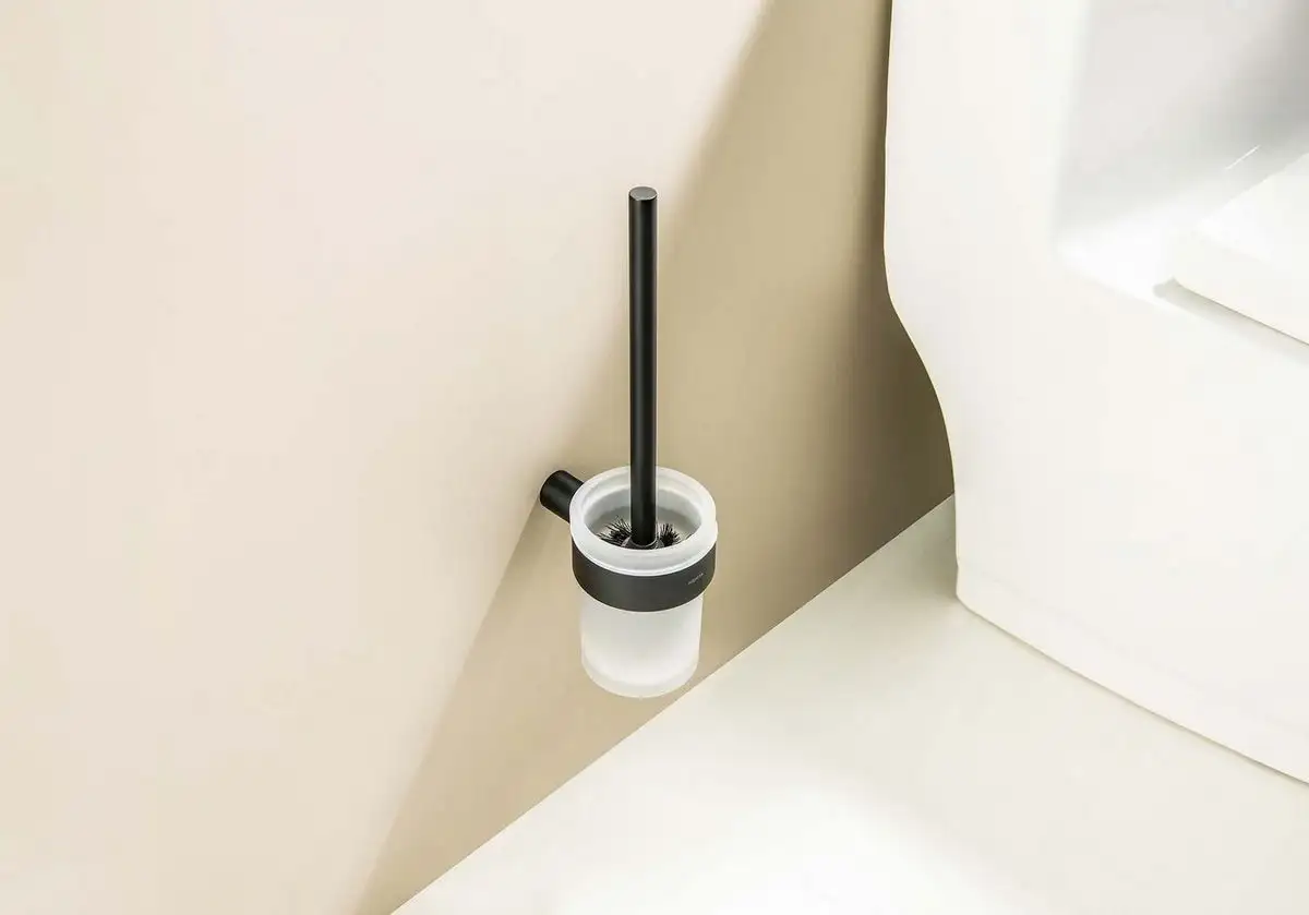 Ершик для унитаза Aquatek Лира AQ4410MB (черный матовый) – фото товара