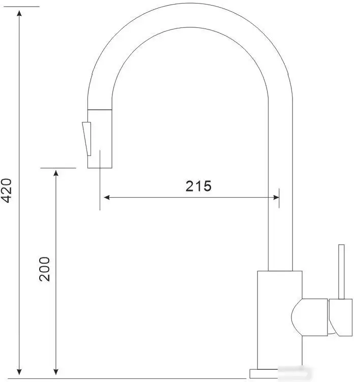 Смеситель Gross Aqua Neosteel 3140609SS - фото товара