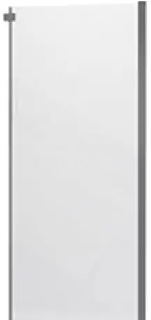 Душевая стенка Veconi 90x195 KP06GR-90-01-C4 (стекло прозрачное/брашированный графит) - изображение в каталоге