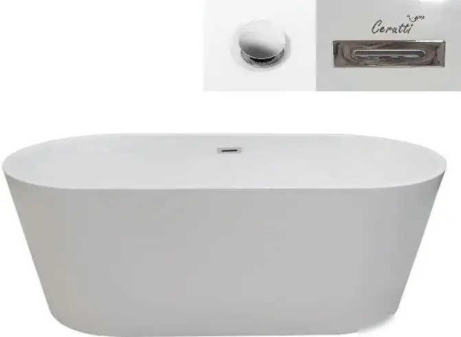 Ванна Cerutti Spa Resia150 CT10302 1500x750x580 - фото товара