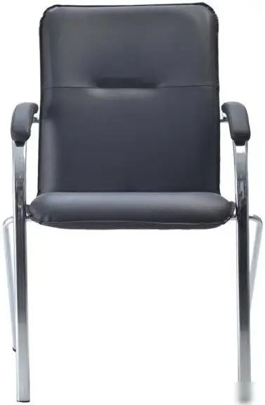 Офисный стул Helmi Самба М HL-F04 344607 (металл хром/экокожа/черный BOX2) – фото товара