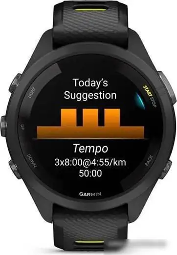 Умные часы Garmin Forerunner 265S 42 мм (черный/желтый) – фото товара