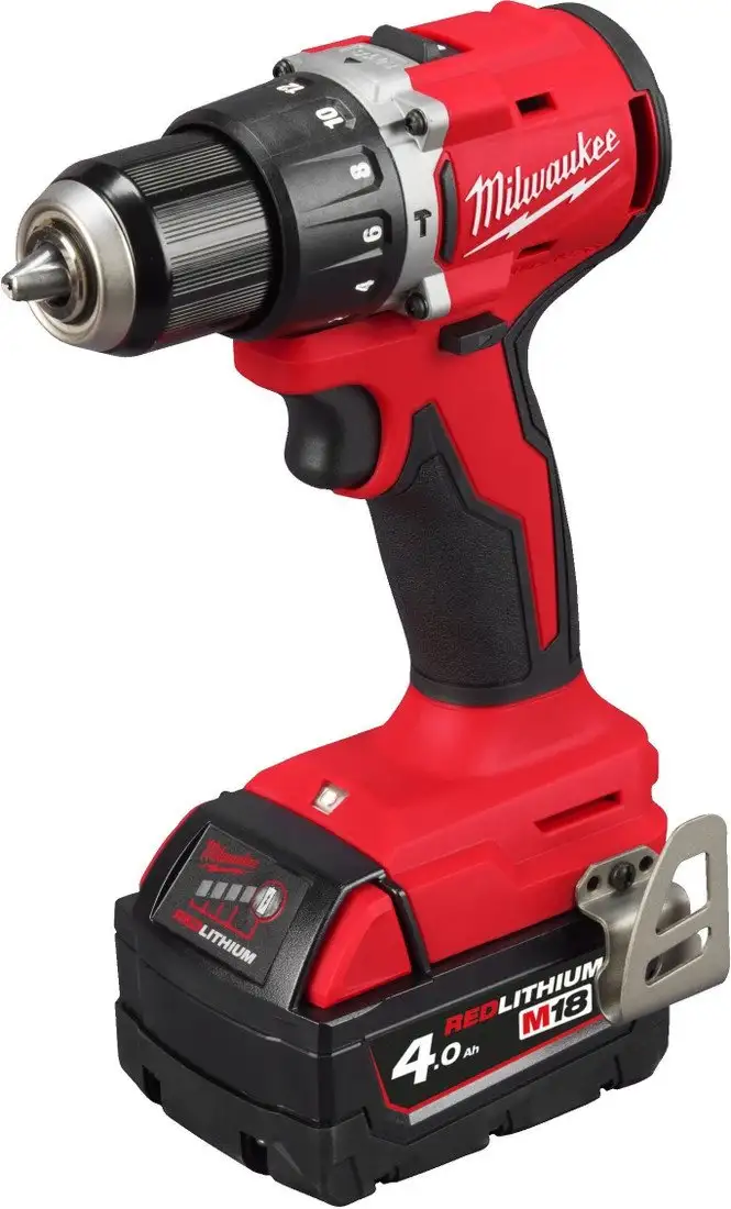 Ударная дрель-шуруповерт Milwaukee M18 BLPDRC-402C 4933492824 (с 2-мя АКБ 4 Ач, кейс) – фото товара