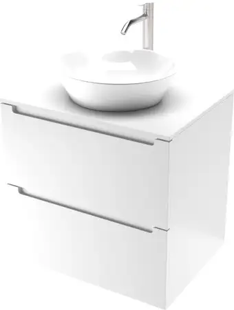 ЗОВ Тумба под умывальник Дион 60 D60LWP0M9003MKV5-KP13W (белый матовый) – изображение в каталоге