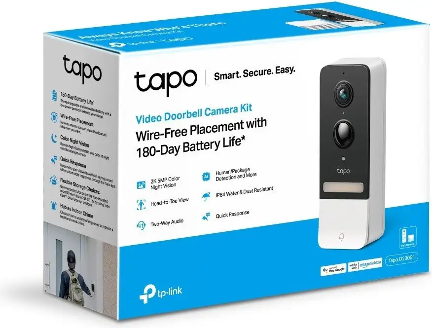 Дверной звонок TP-Link Tapo D230S1 – фото товара