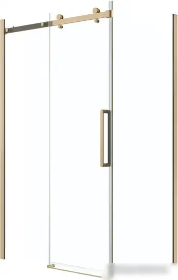 Душевой уголок Grossman Classic 100x80x195 120.K33.04.1180.32.00 (золото сатин/прозрачное стекло) - изображение в каталоге