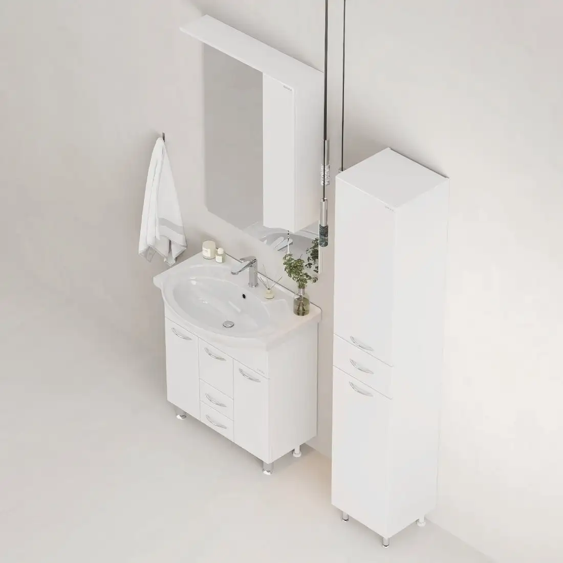 Onika Шкаф-пенал для ванной Модерн 36.10 Универсальный 403601 – фото товара