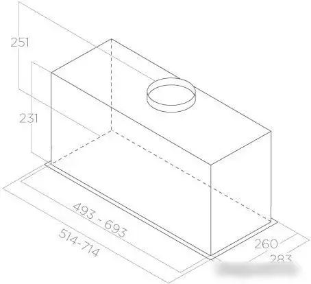 Кухонная вытяжка Elica Fold S IX/A/72 PRF0181963 - фото товара