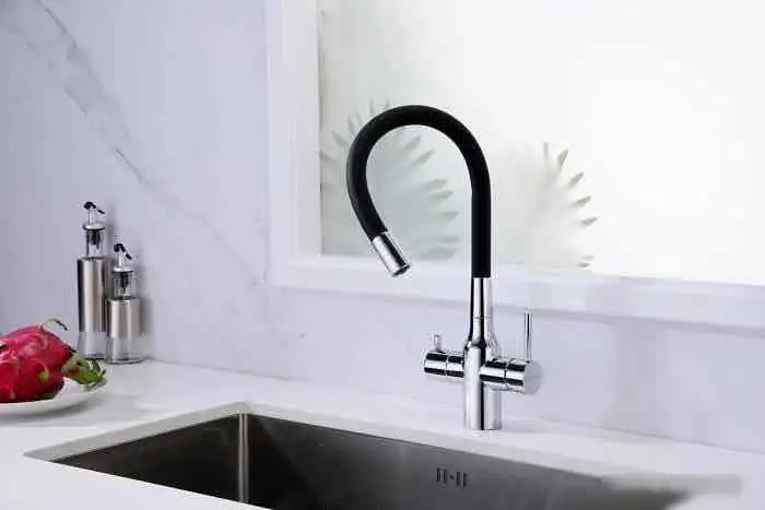 Смеситель Paulmark Salix Sa213419-CR (черный/хром) - фото товара