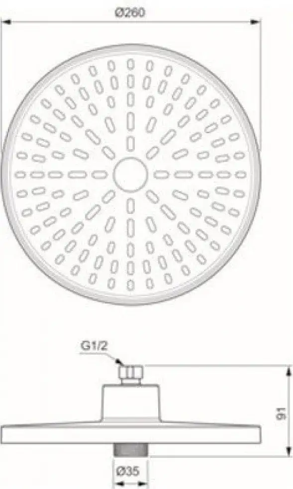 Душевая лейка Ideal Standard BD581AA (хром) - фото товара