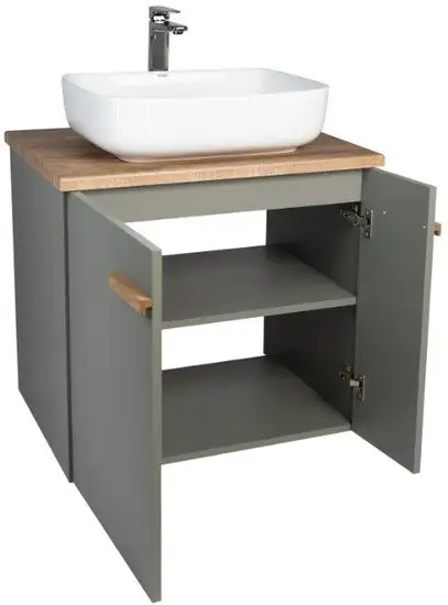 Viant Тумба под умывальник Мюнхен VMUN60NH-T2STP – фото товара