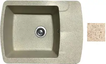 Кухонная мойка БелЭворс Flexi L (темно-бежевый) - изображение в каталоге