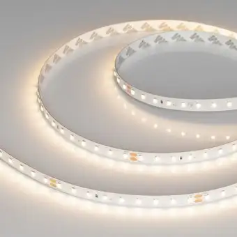 Светодиодная лента Arlight 4.8W/m 90LED/m 2835SMD теплый белый 5M RT-A90-10mm 24V Warm3000 038778 – изображение в каталоге
