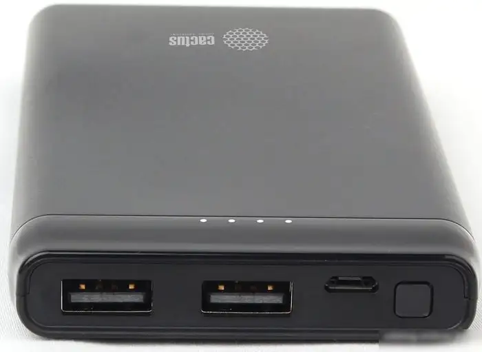 Портативное зарядное устройство CACTUS CS-PBFSFT-10000 (черный) – фото товара