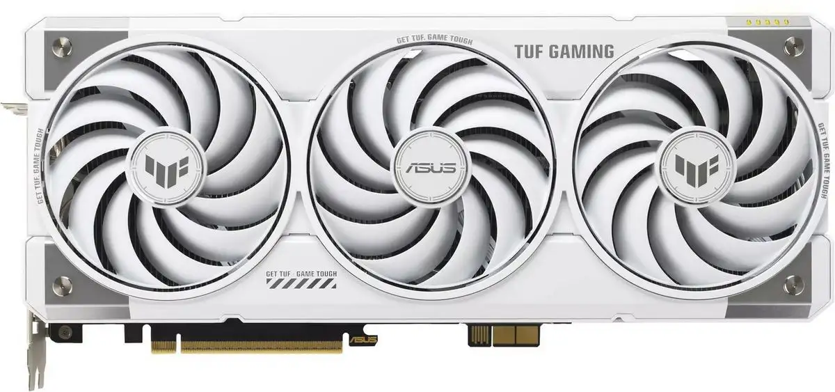 Видеокарта ASUS TUF Gaming GeForce RTX 5070 Ti 16GB GDDR7 BTF White OC Edition TUF-RTX5070TI-O16G-BTF-WHITE – фото товара