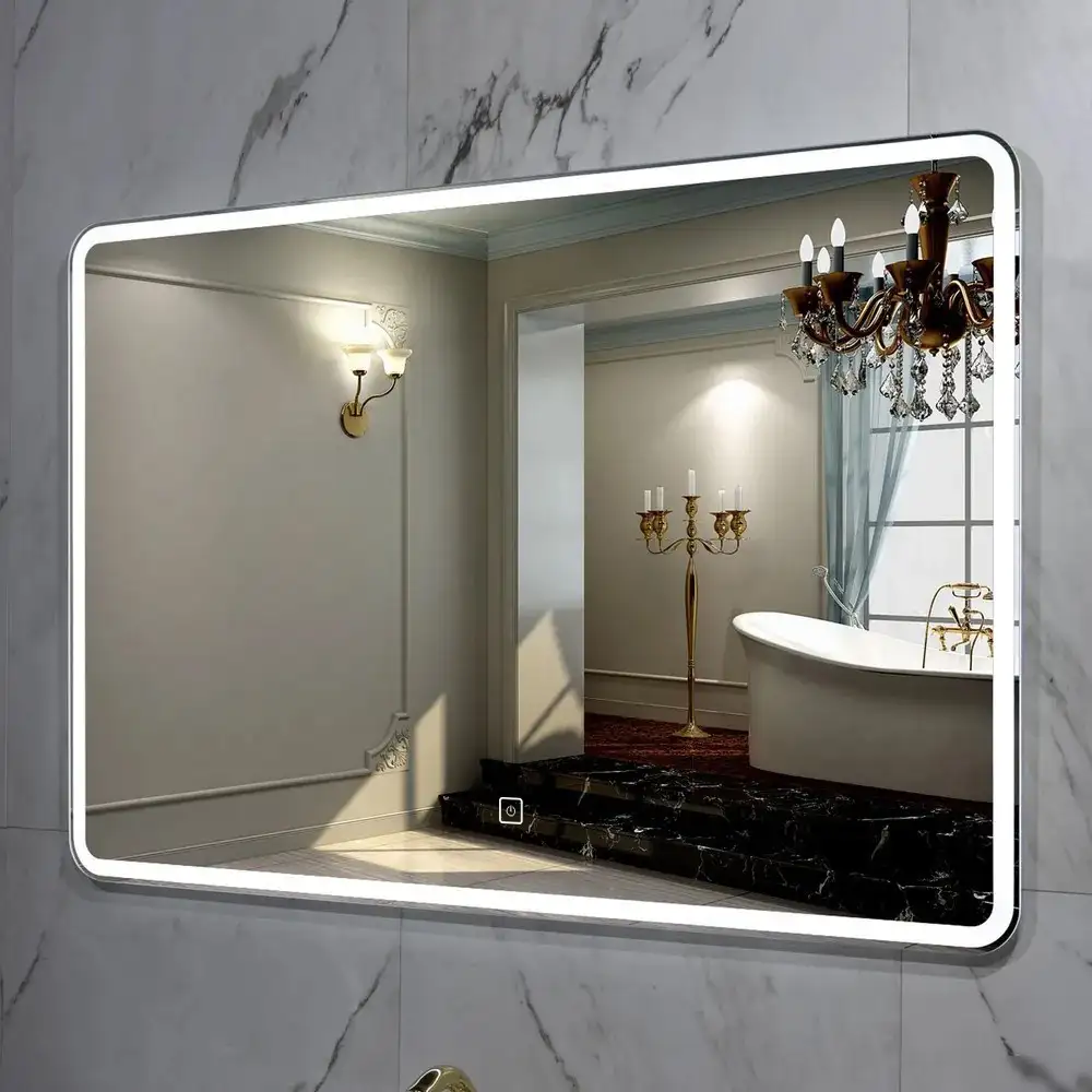 Пекам Зеркало Marta 1 120x80 marta1-120x80s (с подсветкой и сенсором на прикосновение) – фото товара