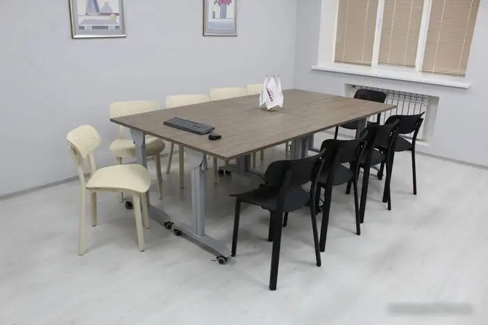 Стул Sheffilton SHT-S85 (черный/желтый/бежевый) – фото товара