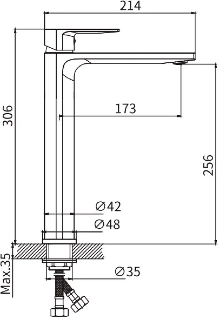 Смеситель Lauter Reef 21CK8678BS - фото товара