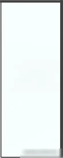 Душевая стенка Grossman Galaxy 80x195 200.K33.01.80.21.00 (черный матовый/стекло прозрачное)