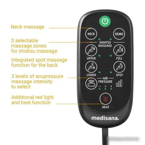 Массажная накидка на сиденье Medisana MC 825 – фото товара