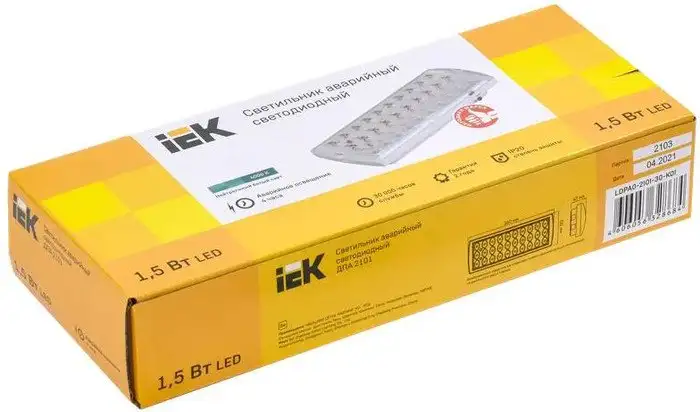 Светильник IEK ДПА 2101 LDPA0-2101-30-K01 – фото товара
