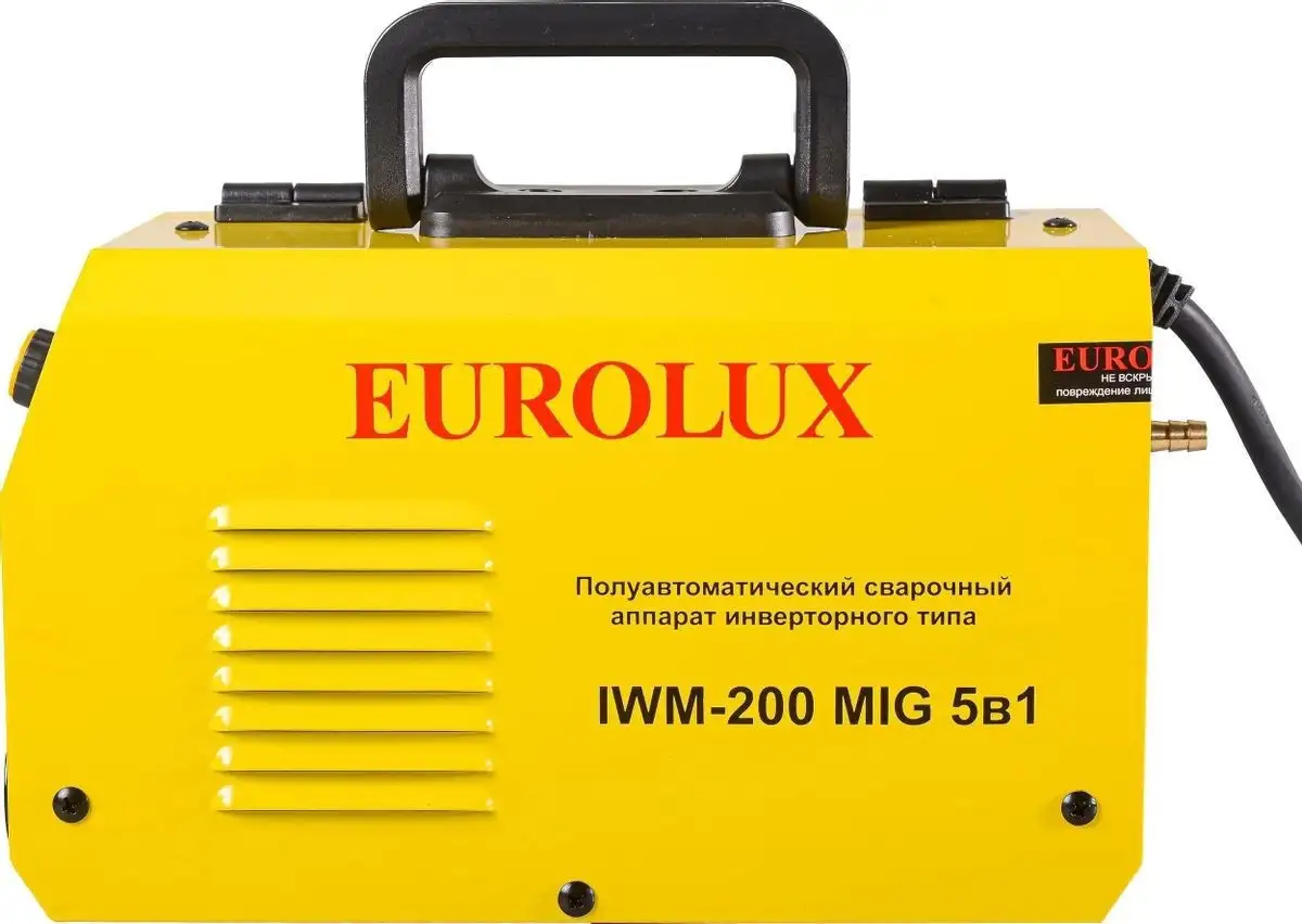 Сварочный инвертор Eurolux IWM-200 MIG 5в1 65/180 – фото товара