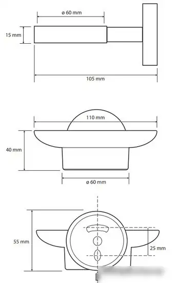 Мыльница Bemeta White 104108044 – фото товара