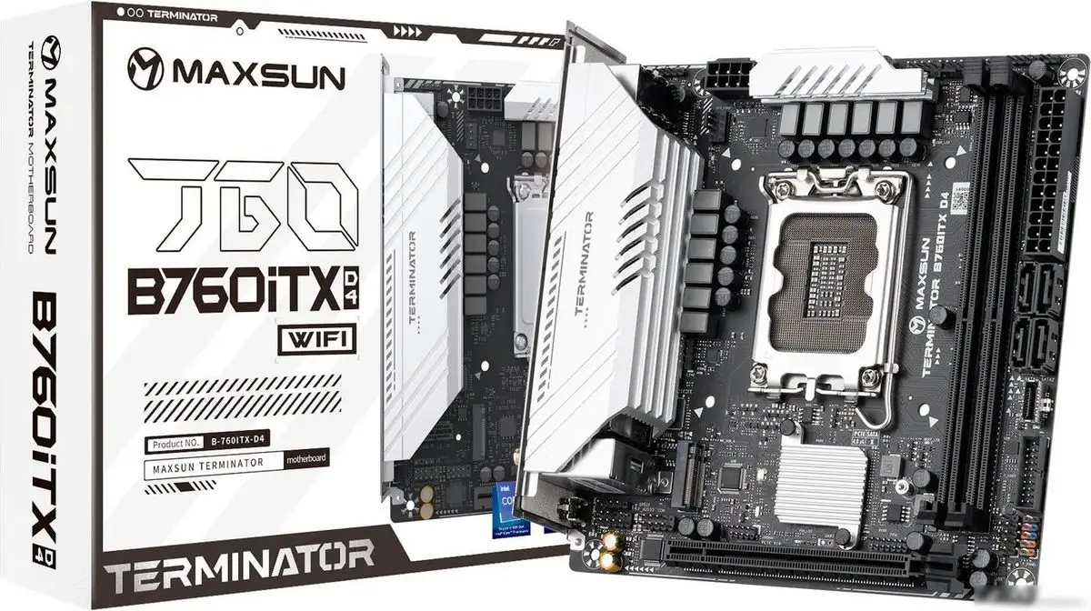Материнская плата Maxsun Terminator B760ITX D4 WIFI – фото товара