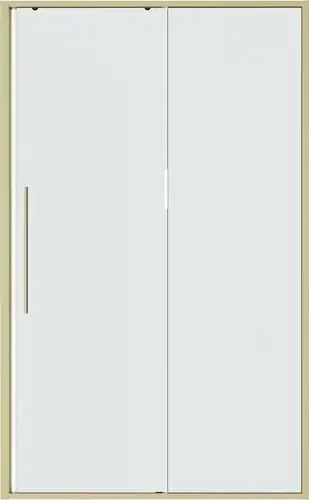 Душевая дверь Niagara Nova NG-44-9ASG 90х195 (золото сатин/прозрачное стекло) - изображение в каталоге