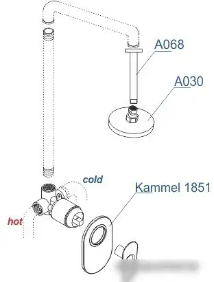 Душевая система Wasserkraft A12830 - фото товара