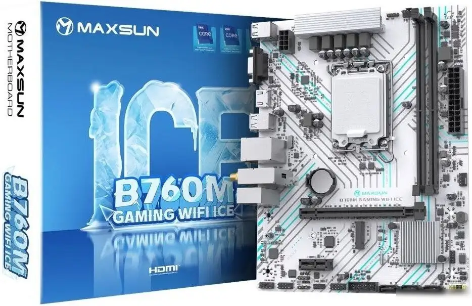 Материнская плата Maxsun B760M Gaming WiFi Ice – фото товара