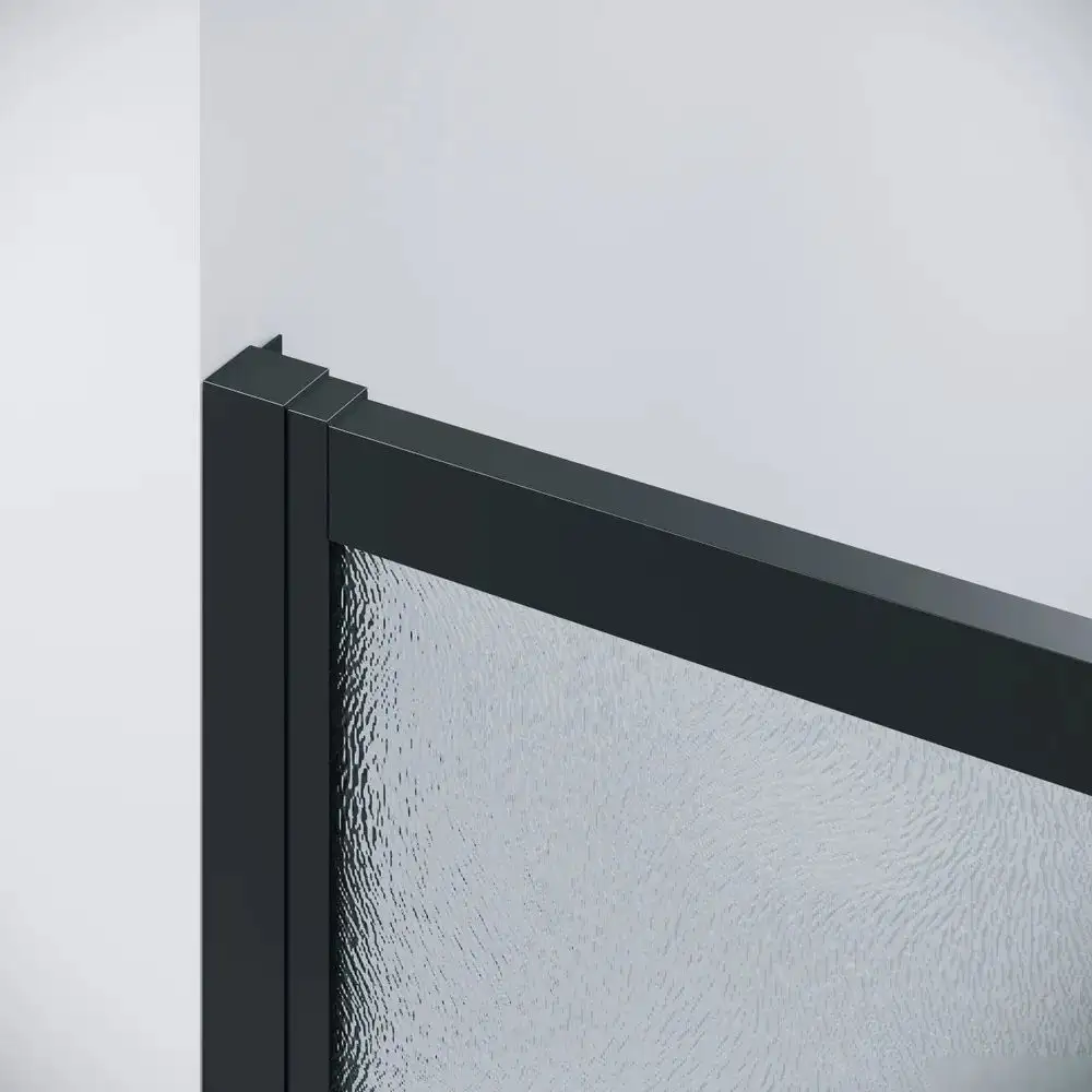 Душевой уголок Grossman Cosmo 100x100x195 120.K33.02.1010.21.02 (черный матовый/стекло шиншилла) - фото товара