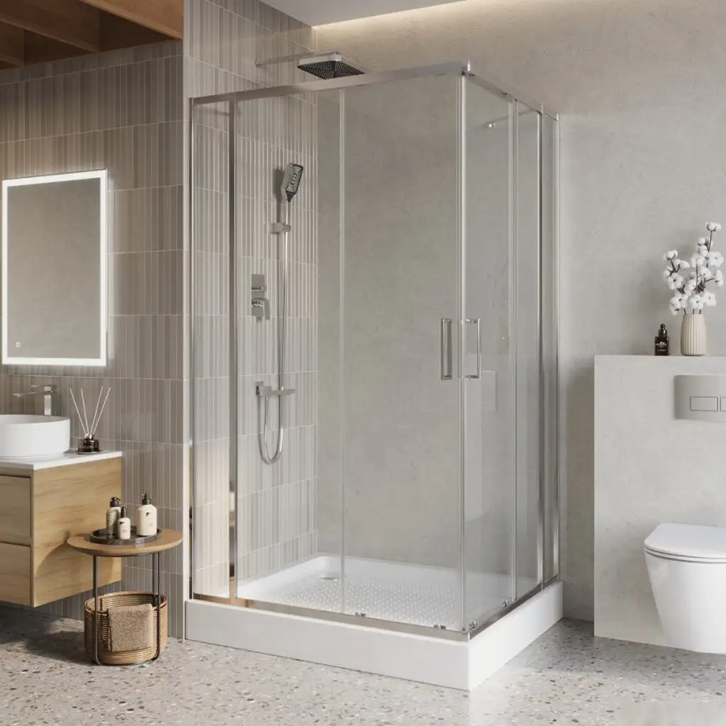 Душевой уголок BelBagno LUCE-AH-22-140/120-C-Cr - фото товара