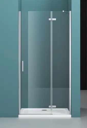 Душевая дверь BelBagno KRAFT-B-12-60/40-C-Cr-R (прозрачное стекло)