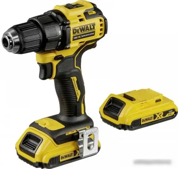 Дрель-шуруповерт DeWalt DCD708D2T-QW (с 2-мя АКБ, кейс) – фото товара