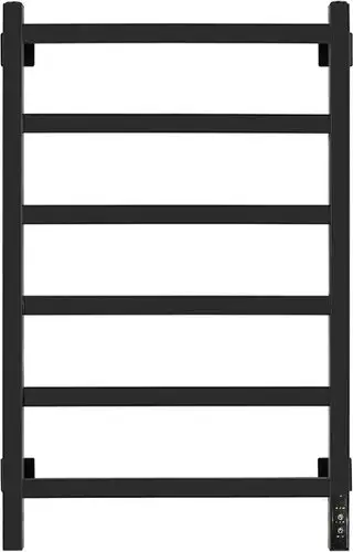 Полотенцесушитель Granula Квадро 50x80 (терморегулятор, черный матовый) - изображение в каталоге