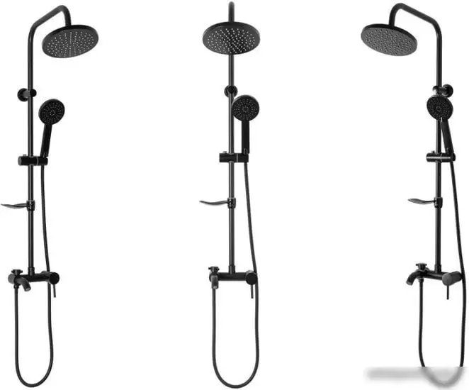 Душевая система Rea Luis REA-P7005 (черный) - фото товара