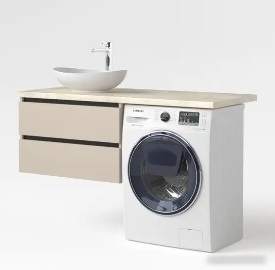 Дабер Тумба под умывальник Т3.8.0.17Ч (бежевый/черный) – фото товара