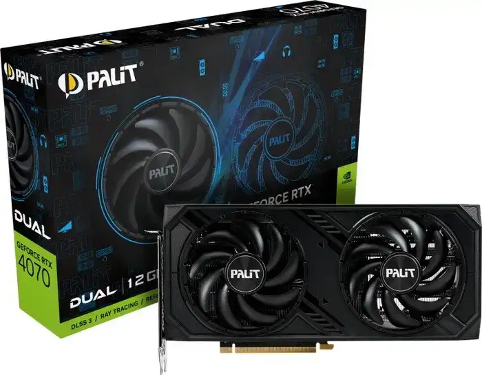 Видеокарта Palit GeForce RTX 4070 Dual NED4070019K9-1047D – фото товара