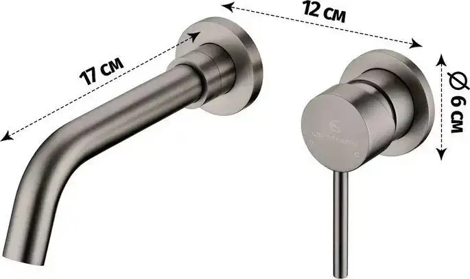 Смеситель Grocenberg GB511 (графит) - фото товара