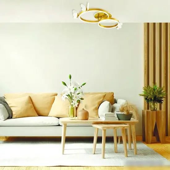 Припотолочная люстра Escada Aldania 10225/2 LED*65+15W Gold – фото товара