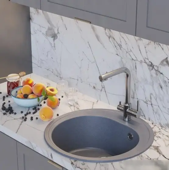 Кухонная мойка Mixline ML-GM11 551827 (графит) - фото товара