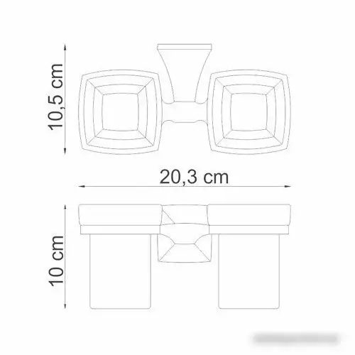 Держатель для стакана Wasserkraft Wern K-2528D – фото товара