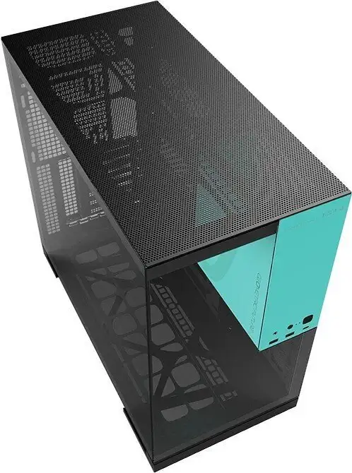 Корпус Geometric Future Model 5 (черный/бирюзовый) – фото товара
