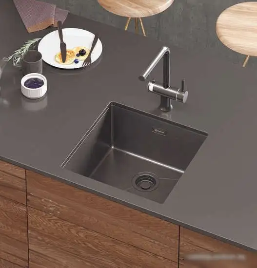Кухонная мойка Omoikiri Taki 44-U/IF LG - фото товара