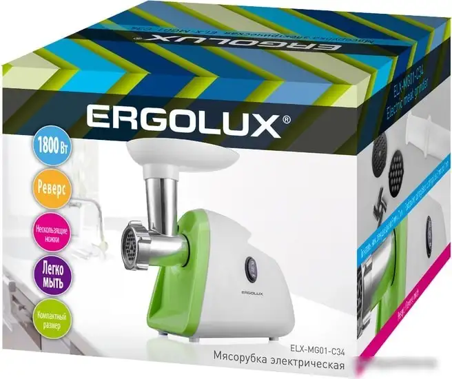 Мясорубка Ergolux ELX-MG01-C34 - фото товара