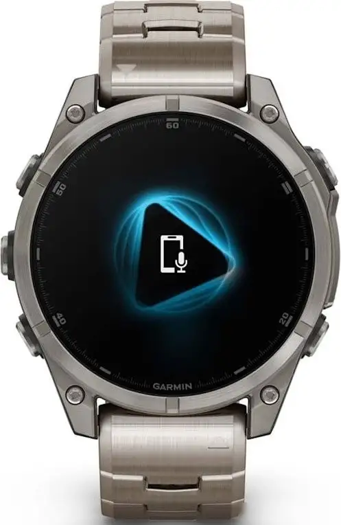 Умные часы Garmin Fenix 8 Sapphire, Titanium 47мм (светло-серый, титановый ремешок) – фото товара