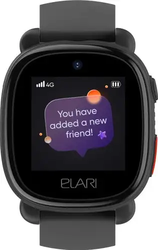 Детские умные часы Elari KidPhone 4G Lite (черный) – изображение в каталоге