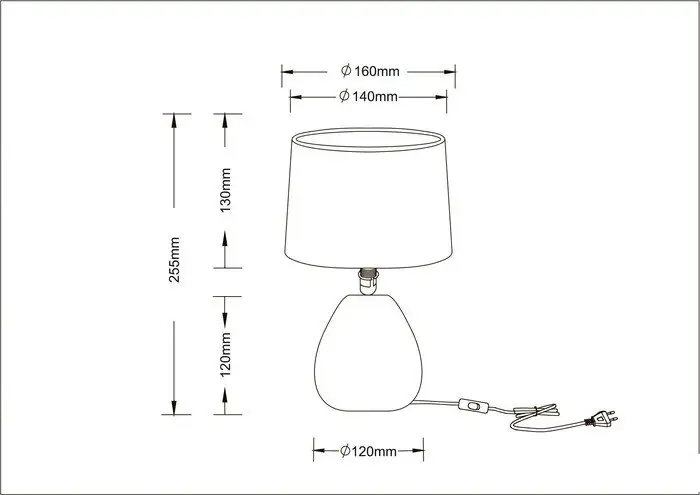 Настольная лампа Arte Lamp Wurren A5016LT-1WH – фото товара